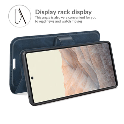 Folio Flip Leather Wallet Protective Case Phone Stand Cover Shell for Google Pixel 6