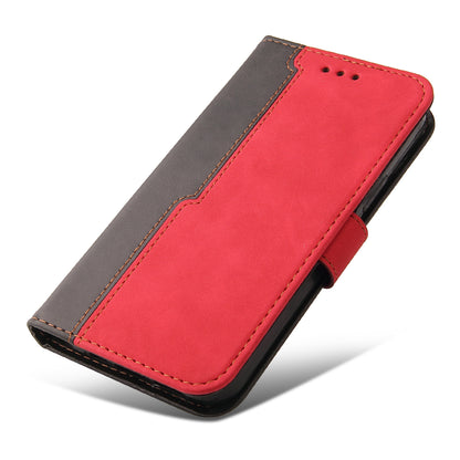 Two-Color Style Magnetic Soft TPU + PU Shockproof Flip Cover Wallet with Strap for Google Pixel 6