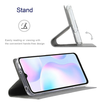 VILI DMX Series PU Leather Flip Folio Magnetic Protective Stand Cover with Card Slot Holder for Google Pixel 6