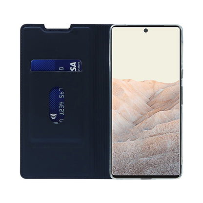 Card Holder Design PU Leather Magnetic Closure Cell Phone Case for Google Pixel 6