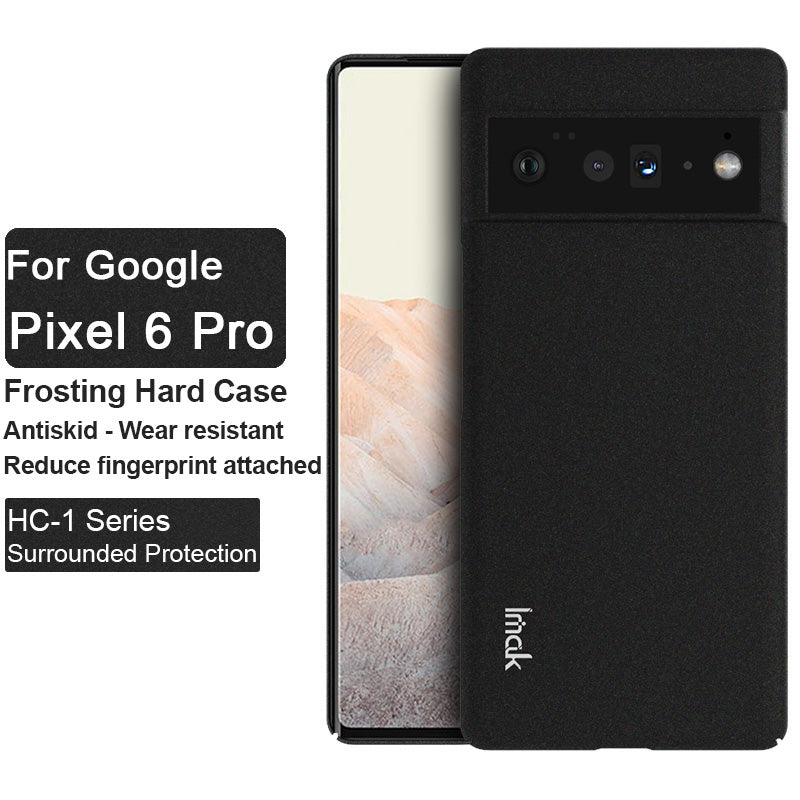 IMAK HC-1 Series Frosted Finish Surface Anti-Crash Wear-Resistant Well-Protected Hard PC Phone Cover for Google Pixel 6 Pro