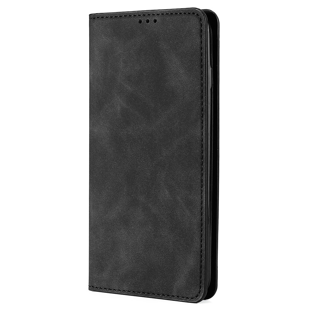 Card Slots Design Full Protection Magnetic Auto-absorbed Skin-touch Leather Stand Case for Google Pixel 6 Pro