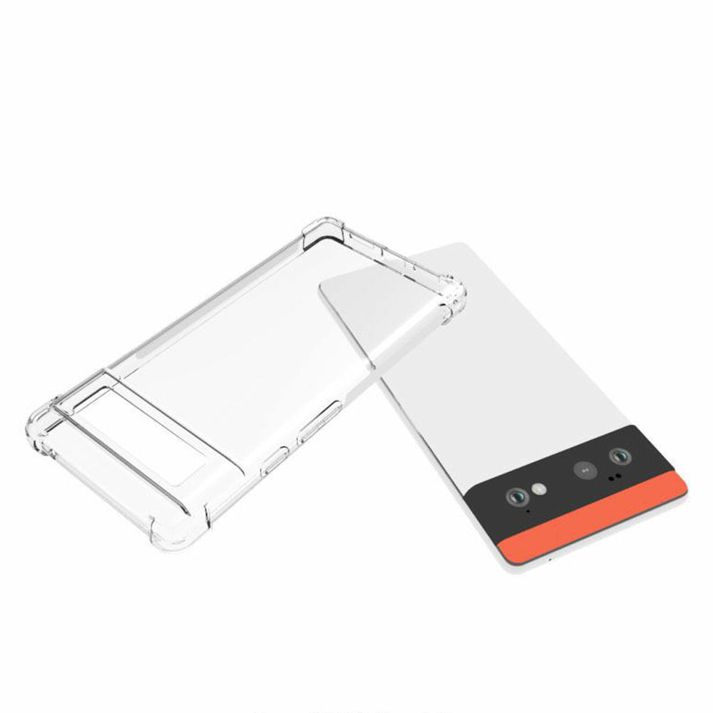 Clear TPU Scratch-Proof Durable Anti-Slip Protective Phone Case for Google Pixel 6