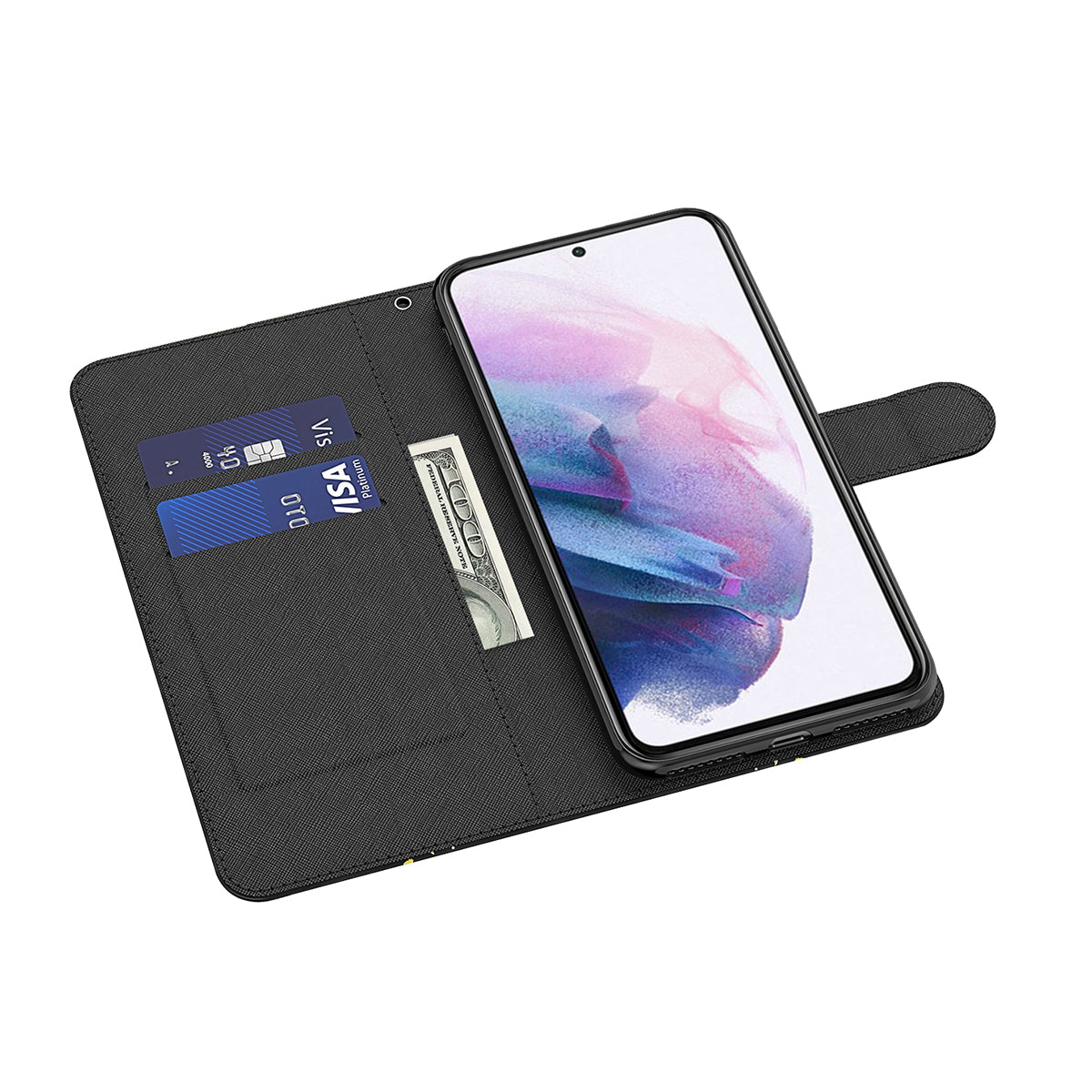 Stand Feature 3D Creative Pattern PU Leather Magnetic Flip Wallet Case with Strap for Google Pixel 6