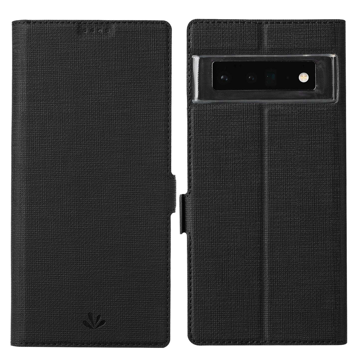 VILI K Series Double Magnetic Clasps Closure Stand Wallet Leather Phone Case Shell for Google Pixel 6 Pro