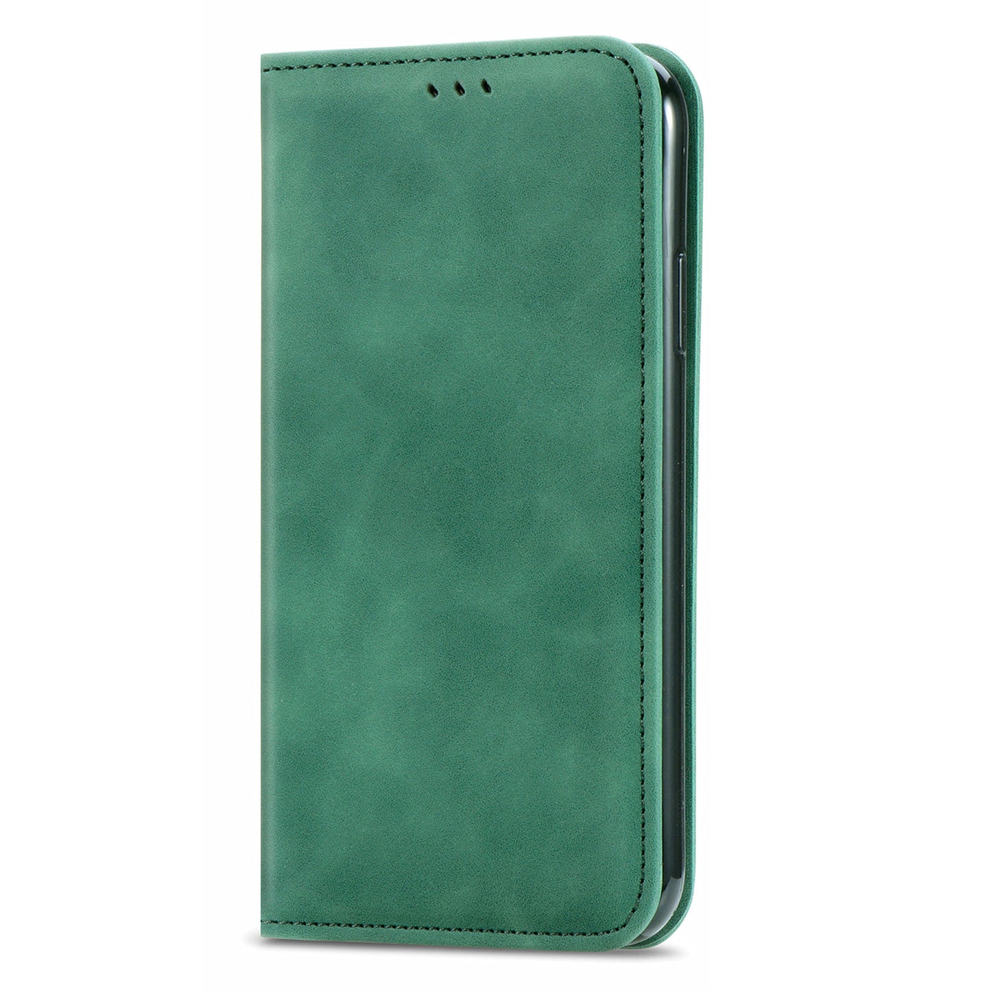 Vintage Texture Skin-touch PU Leather Stand Flip Magnetic Absorption Phone Case with Card Slots for Google Pixel 6 Pro