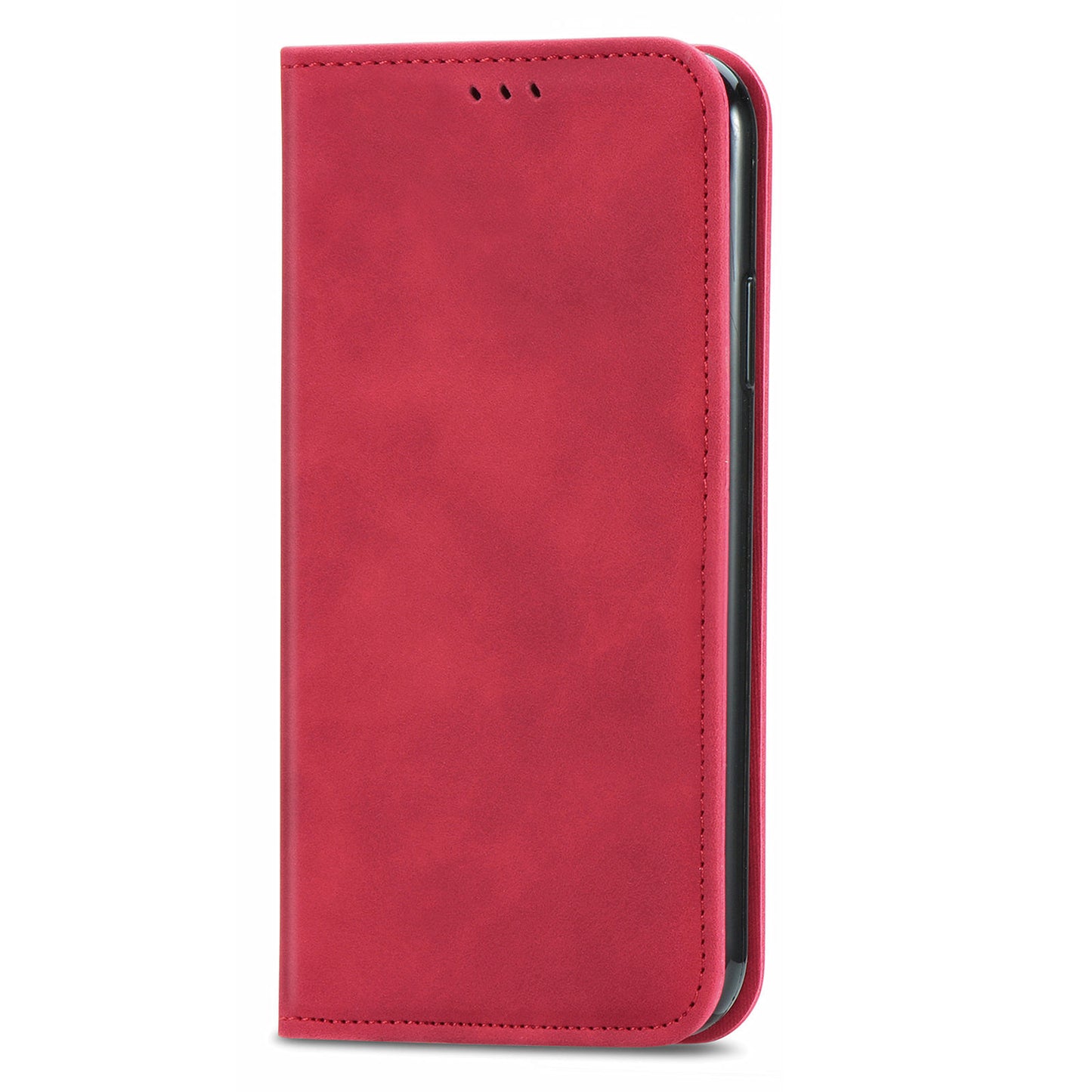 Vintage Texture Skin-touch PU Leather Stand Flip Magnetic Absorption Phone Case with Card Slots for Google Pixel 6 Pro