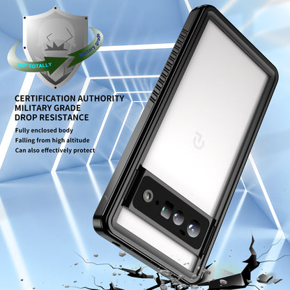 FS Series IP68 Waterproof Case for Google Pixel 6 Pro Shockproof Dust-proof Phone Cover with Screen Protector Full Body Protective Case