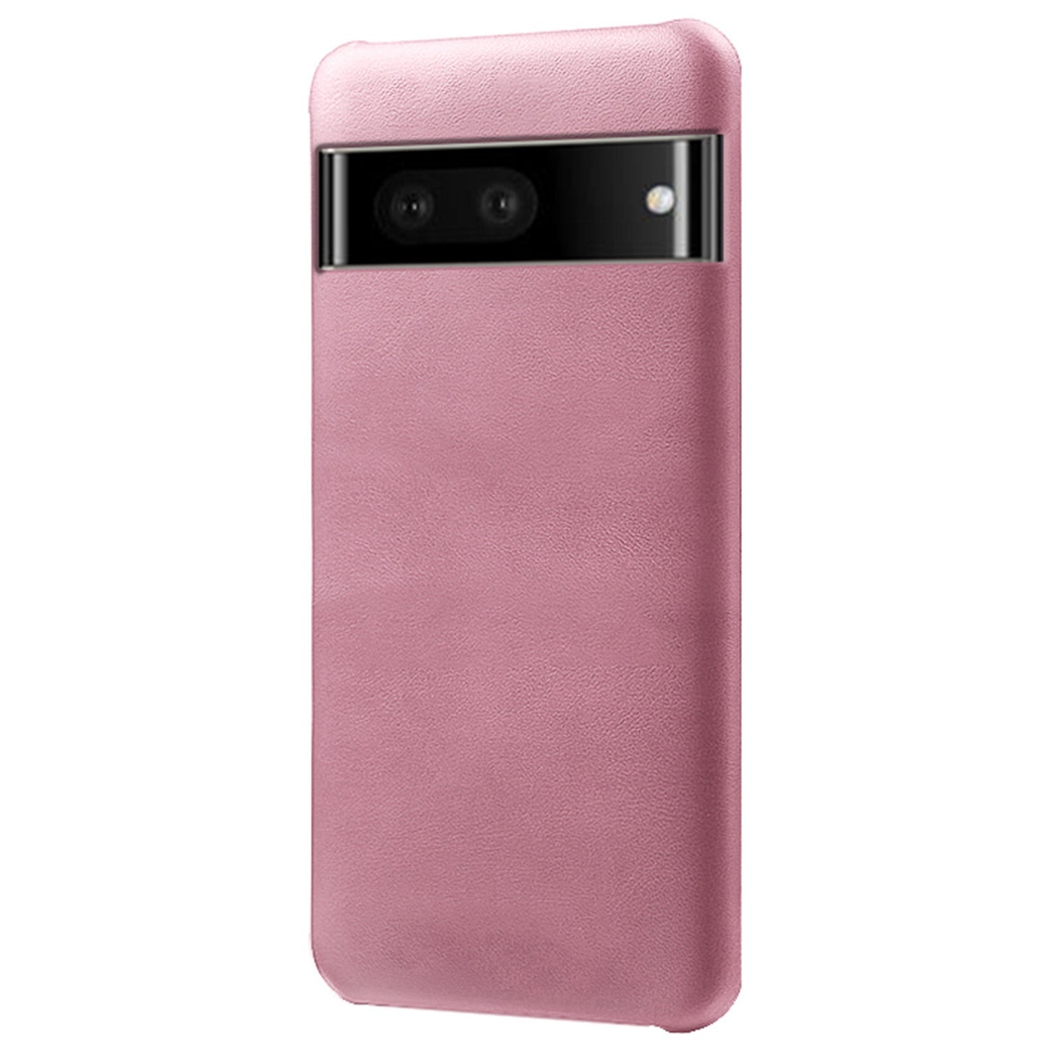 For Google Pixel 6a 5G Drop-proof Phone Case PU Leather Coating Wear-resistant Hard PC Protective Cover