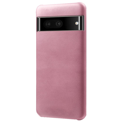 For Google Pixel 6a 5G Drop-proof Phone Case PU Leather Coating Wear-resistant Hard PC Protective Cover