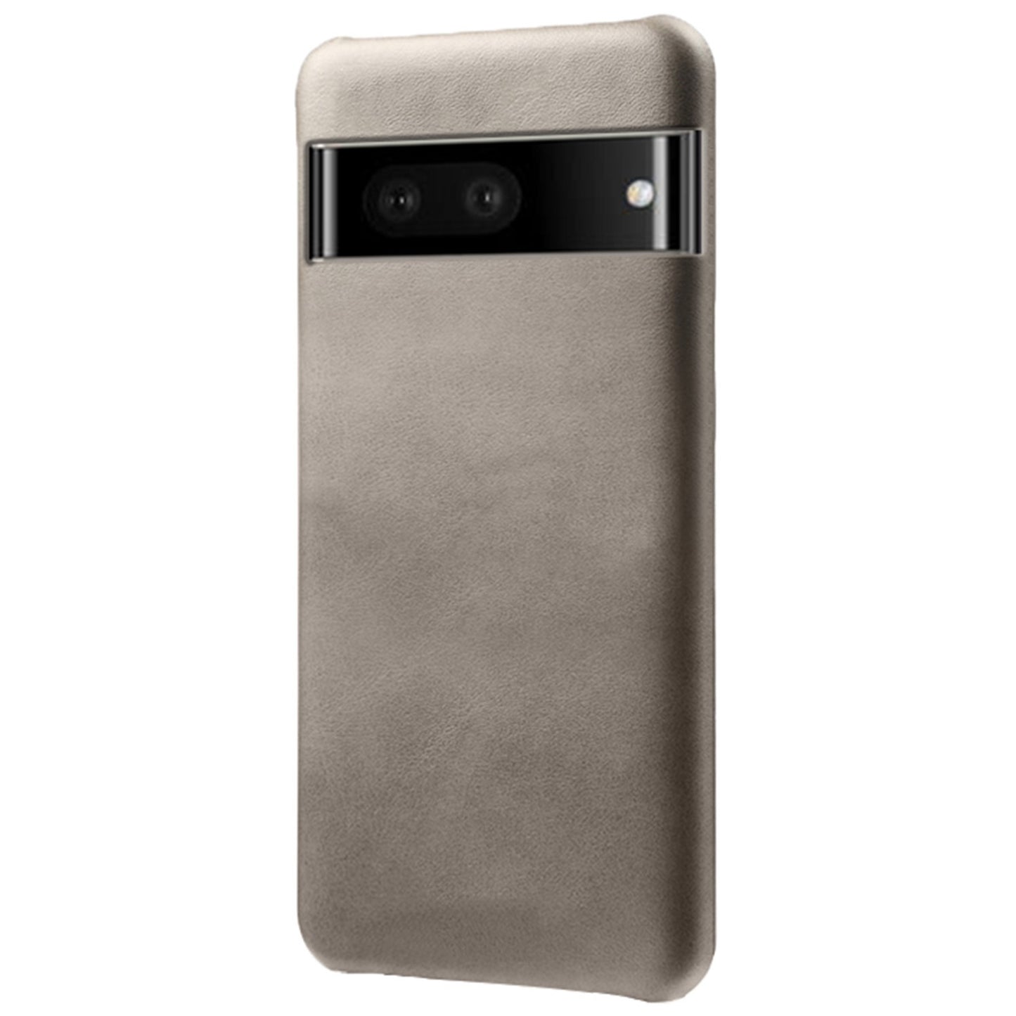 For Google Pixel 6a 5G Drop-proof Phone Case PU Leather Coating Wear-resistant Hard PC Protective Cover