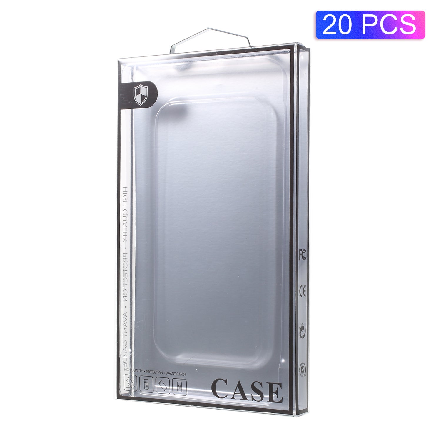 20Pcs/Lot Paper + Plastic Retail Packaging Box for iPhone 8 /7 Cases