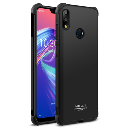 IMAK Skin Feel Drop-proof TPU Cover + Explosion-proof Screen Film for Asus Zenfone Max Pro (M2) ZB631KL