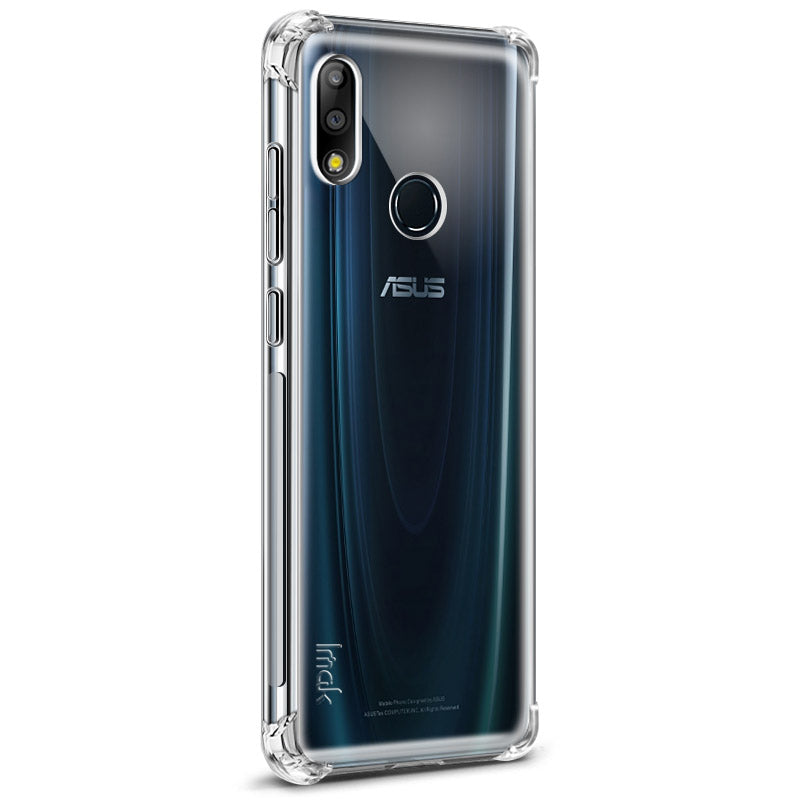 IMAK Skin Feel Drop-proof TPU Cover + Explosion-proof Screen Film for Asus Zenfone Max Pro (M2) ZB631KL