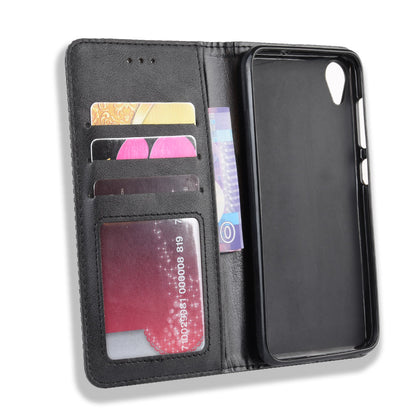 Vintage Style Leather Wallet Case for Asus ZenFone Live (L2)