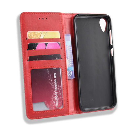 Vintage Style Leather Wallet Case for Asus ZenFone Live (L2)