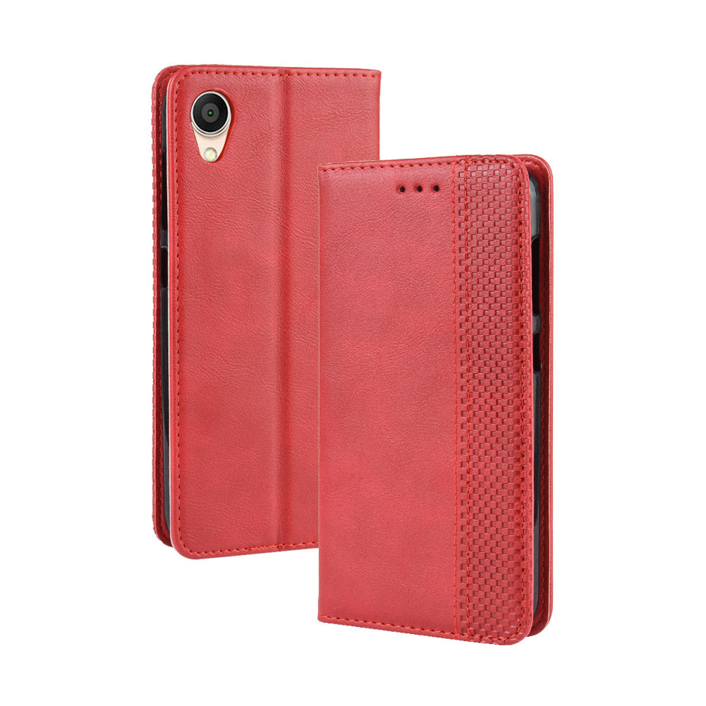 Vintage Style Leather Wallet Case for Asus ZenFone Live (L2)