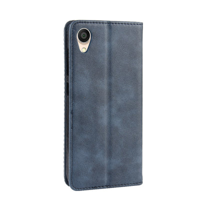 Vintage Style Leather Wallet Stand Case for Asus ZenFone Live (L1) ZA550KL