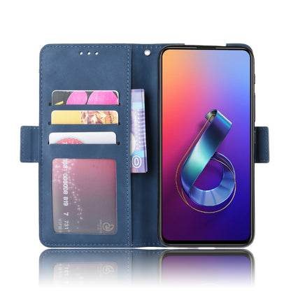 PU Leather Stand Wallet Phone Casing Cover for Asus Zenfone 6 ZS630KL