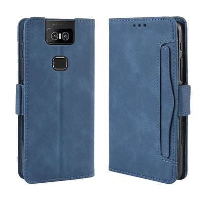 PU Leather Stand Wallet Phone Casing Cover for Asus Zenfone 6 ZS630KL