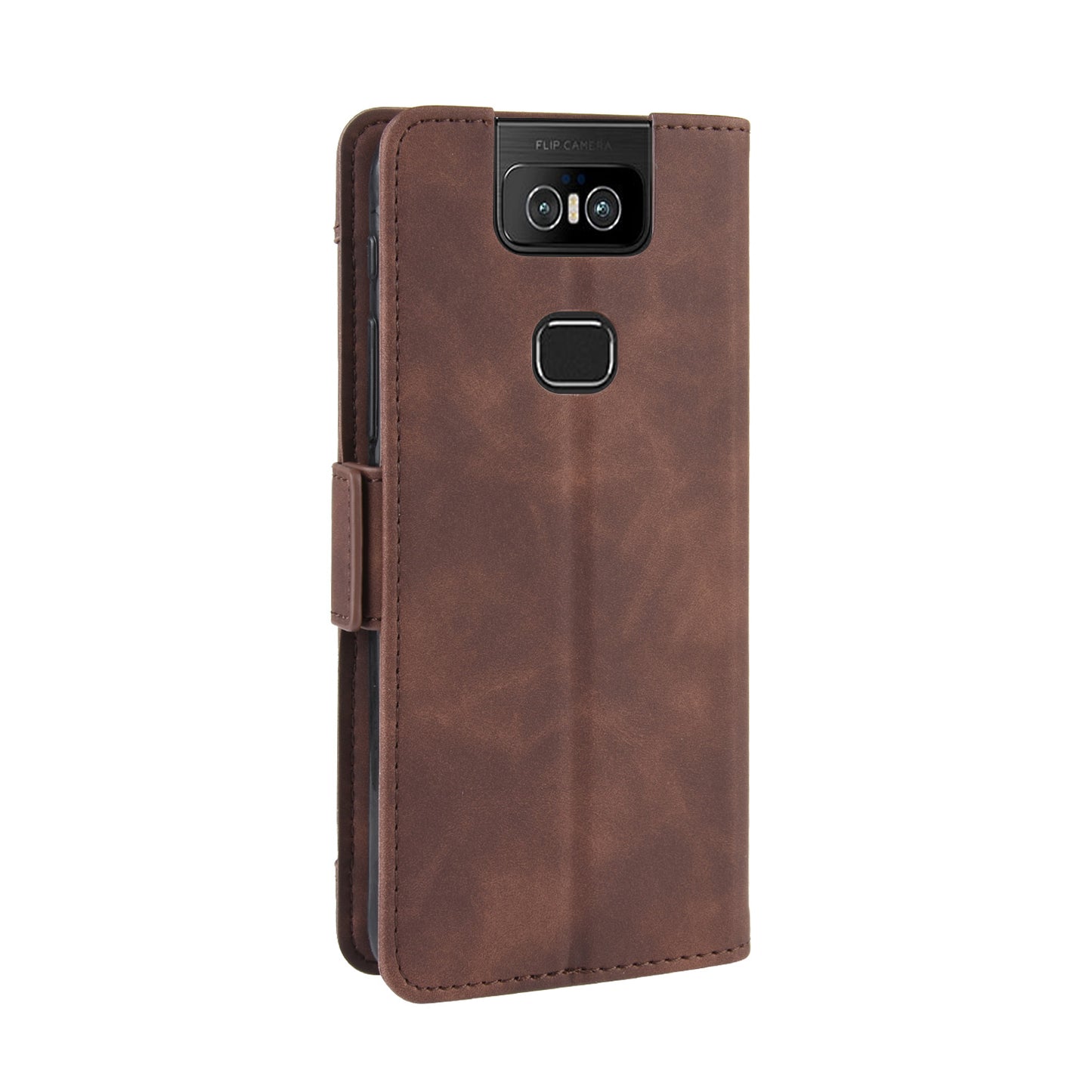 PU Leather Stand Wallet Phone Casing Cover for Asus Zenfone 6 ZS630KL