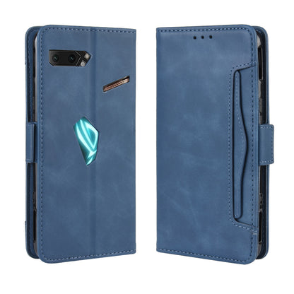 PU Leather Phone Case Covering with Card Slots for Asus ROG Phone II ZS660KL