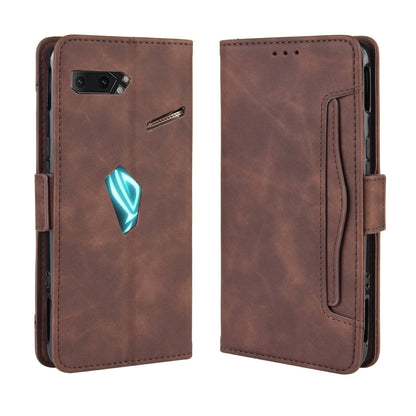 PU Leather Phone Case Covering with Card Slots for Asus ROG Phone II ZS660KL