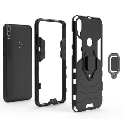 Cool Armor Guard Ring Holder Kickstand PC TPU Hybrid Cell Phone Case for Asus ZenFone Max Pro (M1) ZB602KL