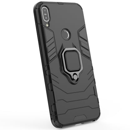 Cool Armor Guard Ring Holder Kickstand PC TPU Hybrid Cell Phone Case for Asus ZenFone Max Pro (M1) ZB602KL