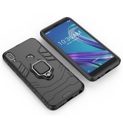 Cool Armor Guard Ring Holder Kickstand PC TPU Hybrid Cell Phone Case for Asus ZenFone Max Pro (M1) ZB602KL