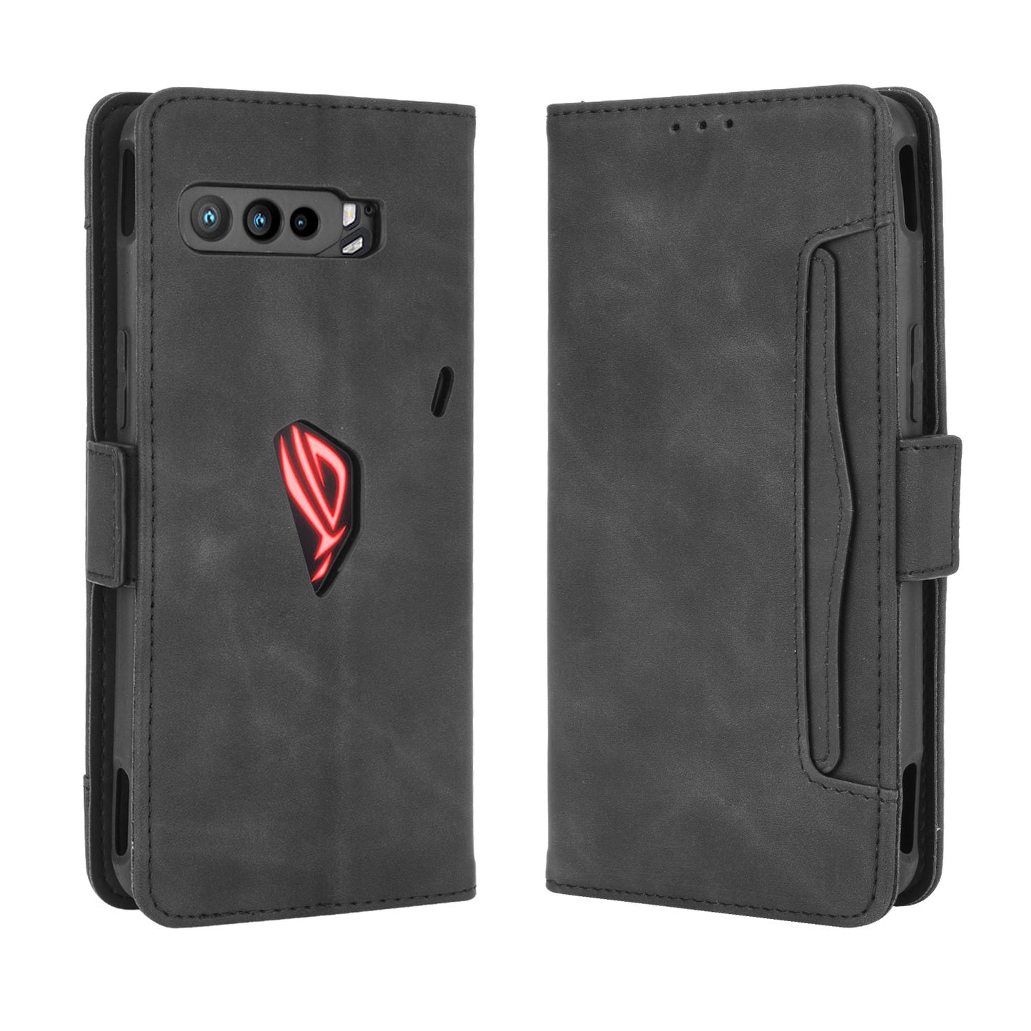 Wallet Stand Flip Leather Protective Case for Asus ROG Phone 3/ZS661KS/ROG Phone 3 Strix