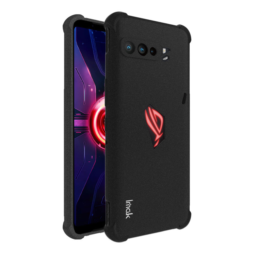 IMAK Airbag Shockproof TPU Case + Screen Protector for Asus ROG Phone 3 ZS661KS/Phone 3 Strix