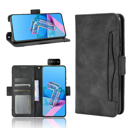 Multi-slot Leather Case Wallet Stand Shell Protector for Asus Zenfone 7 ZS670KS/Zenfone 7 Pro ZS671KS