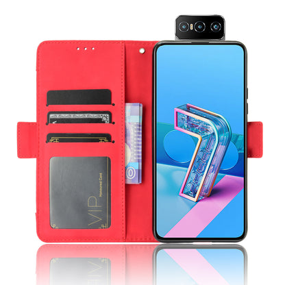 Multi-slot Leather Case Wallet Stand Shell Protector for Asus Zenfone 7 ZS670KS/Zenfone 7 Pro ZS671KS