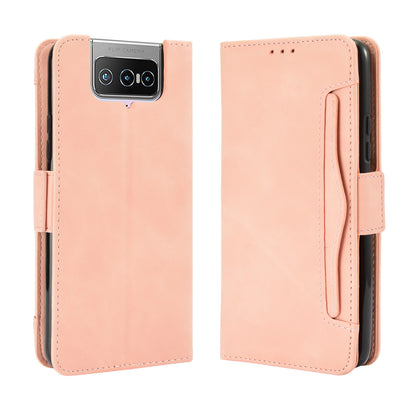 Multi-slot Leather Case Wallet Stand Shell Protector for Asus Zenfone 7 ZS670KS/Zenfone 7 Pro ZS671KS