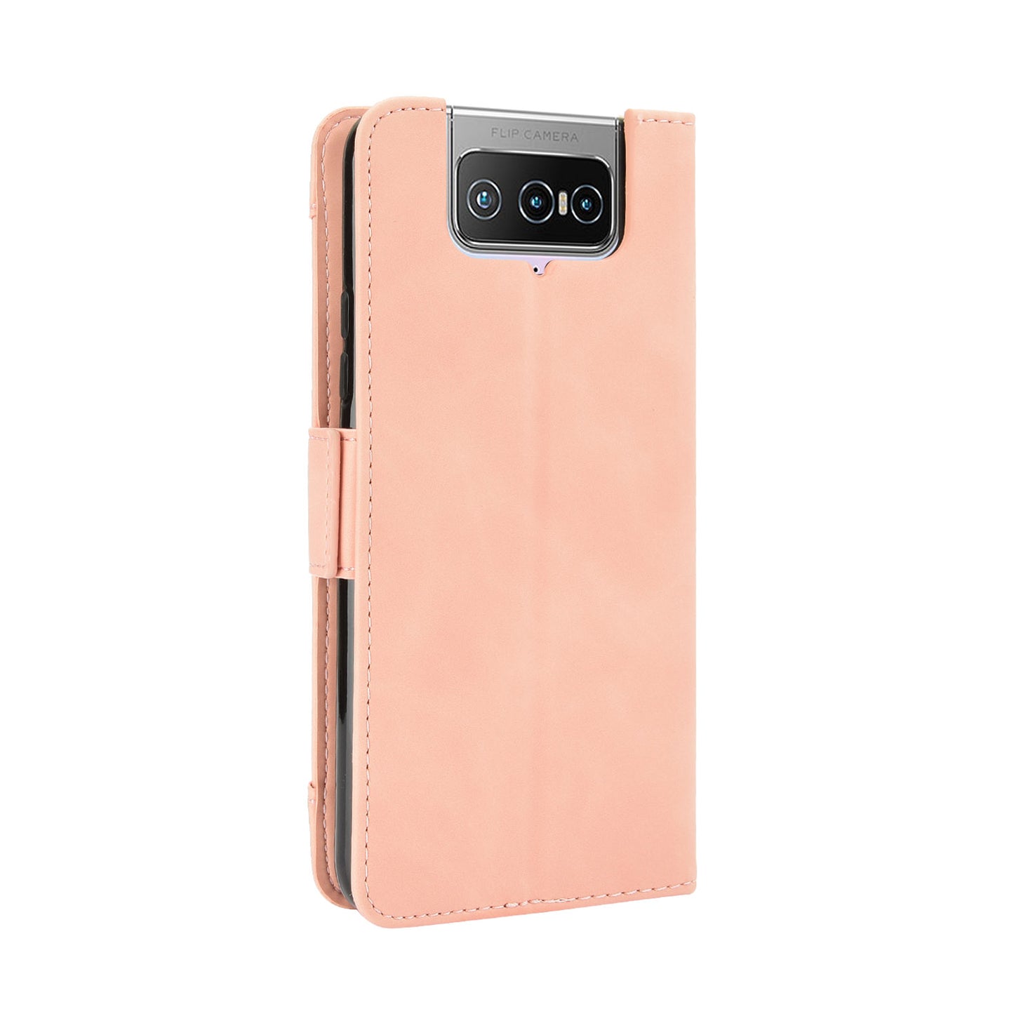 Multi-slot Leather Case Wallet Stand Shell Protector for Asus Zenfone 7 ZS670KS/Zenfone 7 Pro ZS671KS