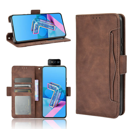 Multi-slot Leather Case Wallet Stand Shell Protector for Asus Zenfone 7 ZS670KS/Zenfone 7 Pro ZS671KS