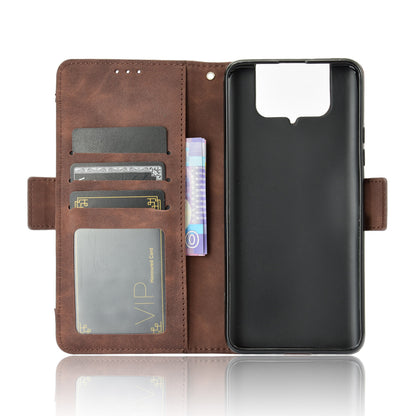 Multi-slot Leather Case Wallet Stand Shell Protector for Asus Zenfone 7 ZS670KS/Zenfone 7 Pro ZS671KS