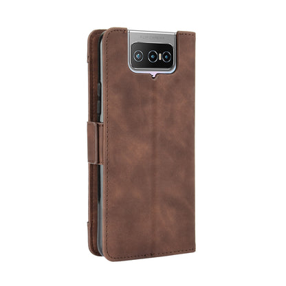 Multi-slot Leather Case Wallet Stand Shell Protector for Asus Zenfone 7 ZS670KS/Zenfone 7 Pro ZS671KS