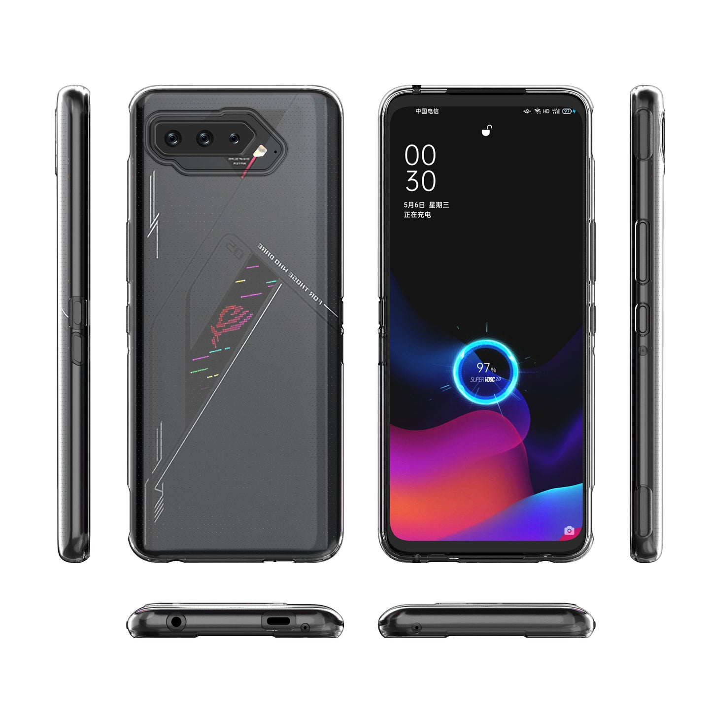 Ultra-thin TPU Shell Case for Asus ROG Phone 5