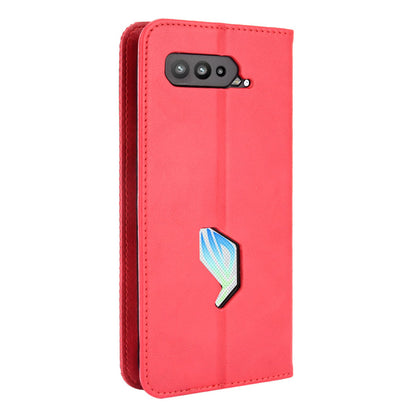 Magnetic Closure Vintage Style Phone Case Wallet Stand Leather Cover for Asus ROG Phone 5