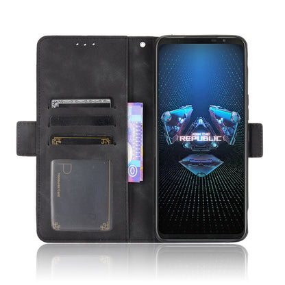 Leather Wallet Protective Case with Multiple Card Slots for Asus ROG Phone 5