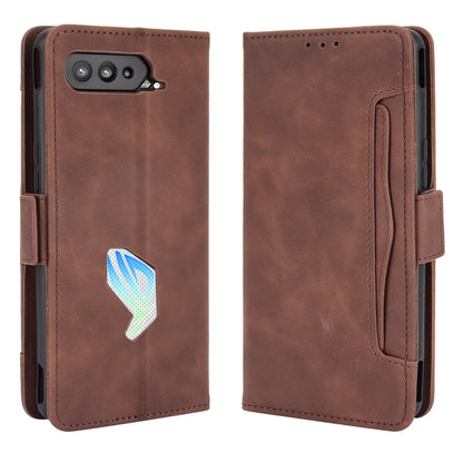 Leather Wallet Protective Case with Multiple Card Slots for Asus ROG Phone 5