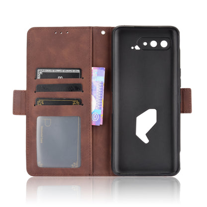 Leather Wallet Protective Case with Multiple Card Slots for Asus ROG Phone 5