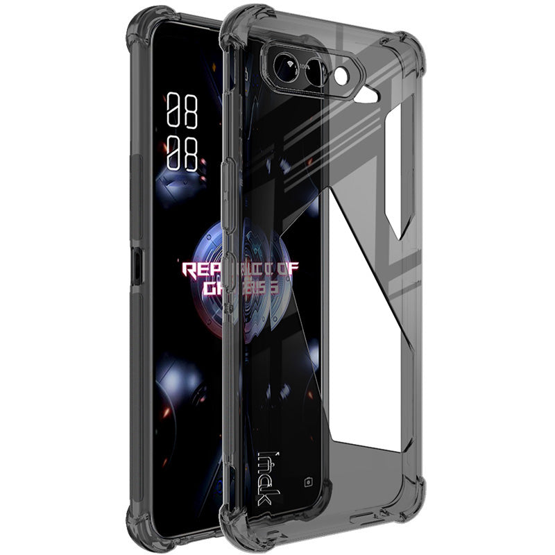 IMAK Well-Protected Flexible TPU Case with High Transparency Screen Protector for Asus ROG Phone 5/5 Pro/5 Ultimate