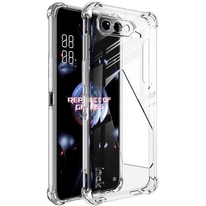 IMAK Well-Protected Flexible TPU Case with High Transparency Screen Protector for Asus ROG Phone 5/5 Pro/5 Ultimate