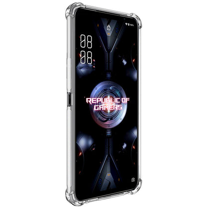 IMAK Well-Protected Flexible TPU Case with High Transparency Screen Protector for Asus ROG Phone 5/5 Pro/5 Ultimate