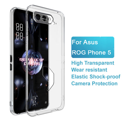 IMAK UX-5 Series Transparent Flexible Full Protection Dedicated TPU Case for Asus ROG Phone 5