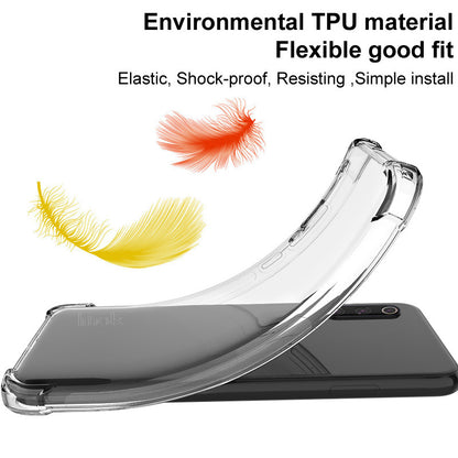 IMAK Flexible TPU Case Shock-Proof Cover with High Definition Screen Protector for Asus Zenfone 8 ZS590KS