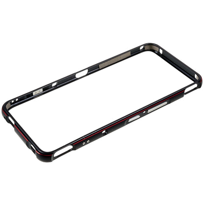 For Asus ROG Phone 6 5G / Phone 6 Pro 5G Shockproof Metal Bumper Frame Anti-wear Raised Edge Protection with Camera Lens Cover